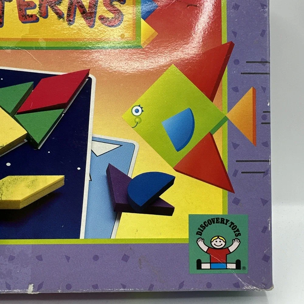 Discovery Toys 1996 Playful Patterns Design Activity Play Learning Game 2930‎